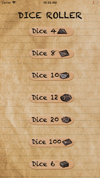 Emulate iPhone app Dice Roller - 7 Dices using MyAndroid Emulate iPhone app Dice Roller - 7 Dices using MyAndroid