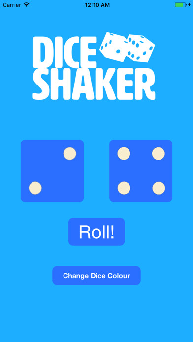 Emulate iPhone app DiceShaker using MyAndroid