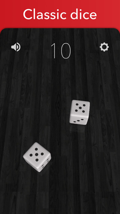 Emulate iPhone app Dice X - 3D dice roller using MyAndroid