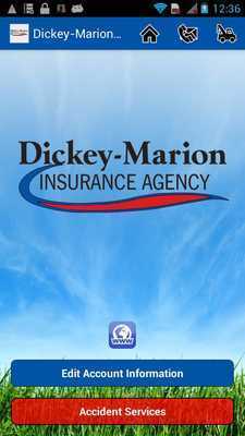 Emulate Android APK Dickey-Marion Insurance