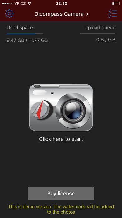 Emulate iPhone app Dicompass Camera using MyAndroid Emulate iPhone app Dicompass Camera using MyAndroid