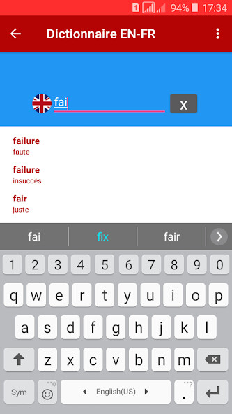 Run android online APK Dictionary English French from MyAndroid or emulate Dictionary English French using MyAndroid