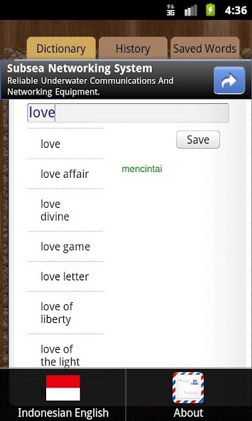 Run android online APK Dictionary English Indonesian from MyAndroid or emulate Dictionary English Indonesian using MyAndroid Run android online APK Dictionary English Indonesian from MyAndroid or emulate Dictionary English Indonesian using MyAndroid
