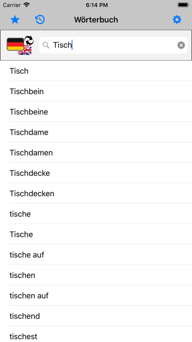 Emulate iPhone app Dictionary for German Students using MyAndroid Emulate iPhone app Dictionary for German Students using MyAndroid