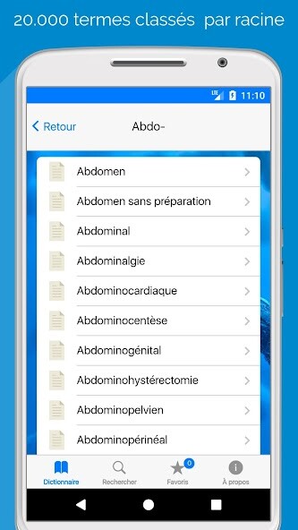 Run android online APK Dictionnaire Médical from MyAndroid or emulate Dictionnaire Médical using MyAndroid