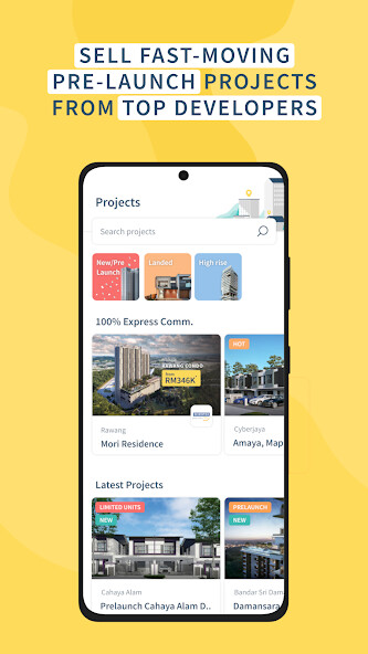 Emulate iPhone app Didian: Property Agent App using MyAndroid