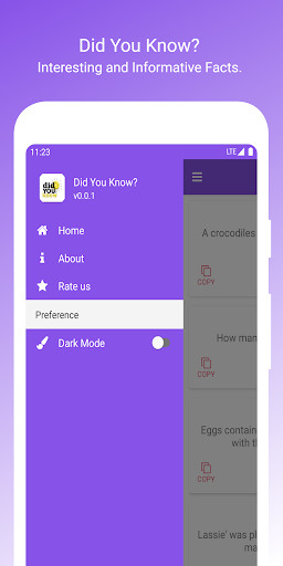 Run android online APK Did You Know? - Facts Unlimited from MyAndroid or emulate Did You Know? - Facts Unlimited using MyAndroid