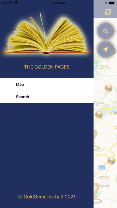 Emulate iPhone app Die Goldenen Seiten using MyAndroid Emulate iPhone app Die Goldenen Seiten using MyAndroid