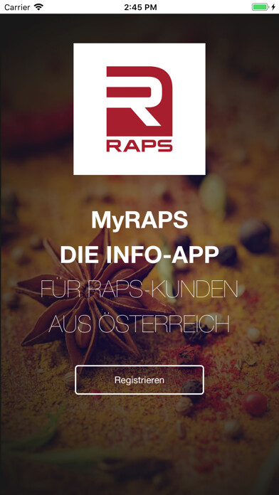 Emulate iPhone app Die Info-App für RAPS-Kunden using MyAndroid Emulate iPhone app Die Info-App für RAPS-Kunden using MyAndroid