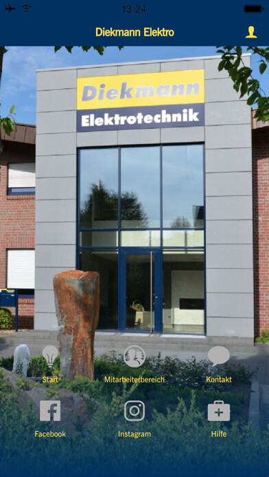 Emulate iPhone app Diekmann Elektro using MyAndroid Emulate iPhone app Diekmann Elektro using MyAndroid