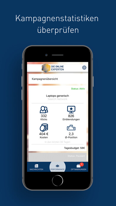 Emulate iPhone app Die Online Experten using MyAndroid