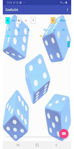 Run android online APK DieRollA from MyAndroid or emulate DieRollA using MyAndroid