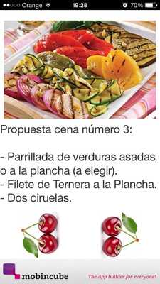 Emulate Android APK Dieta-cenas ligeras