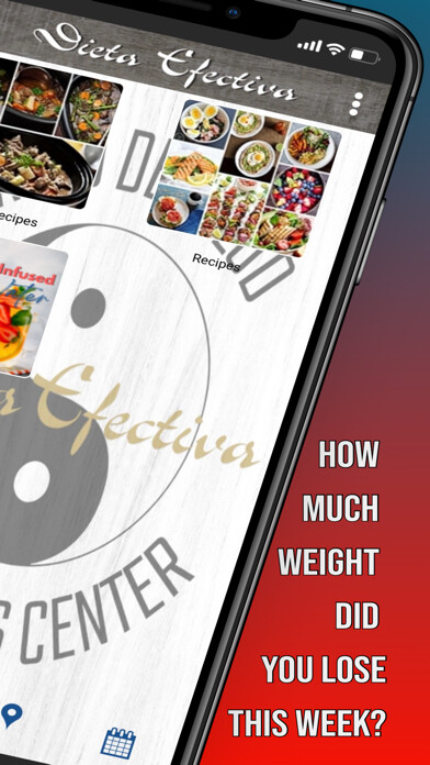 Emulate iPhone app Dieta Efectiva App using MyAndroid
