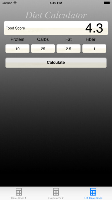 Emulate iPhone app DietCalculator Free using MyAndroid Emulate iPhone app DietCalculator Free using MyAndroid