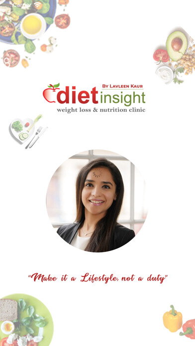 Emulate iPhone app Diet Insight - Lavleen Kaur using MyAndroid