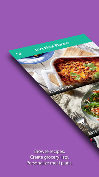 Emulate iPhone app Diet Meal Planner using MyAndroid