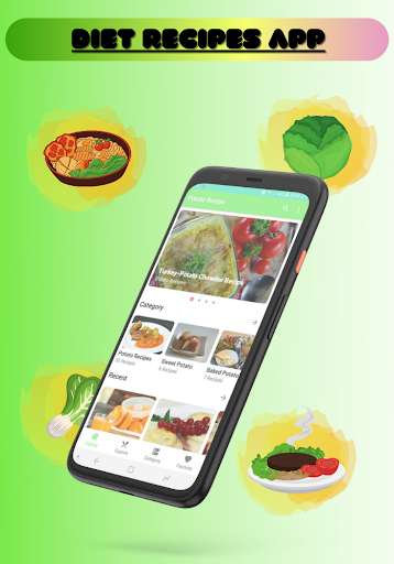 Run android online APK Diet Recipes app free from MyAndroid or emulate Diet Recipes app free using MyAndroid