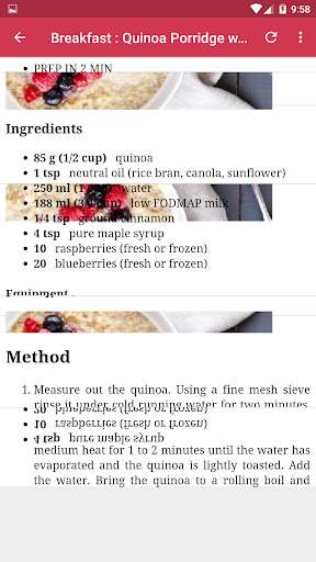 Run android online APK Diet Recipes Low FODMAP from MyAndroid or emulate Diet Recipes Low FODMAP using MyAndroid Run android online APK Diet Recipes Low FODMAP from MyAndroid or emulate Diet Recipes Low FODMAP using MyAndroid