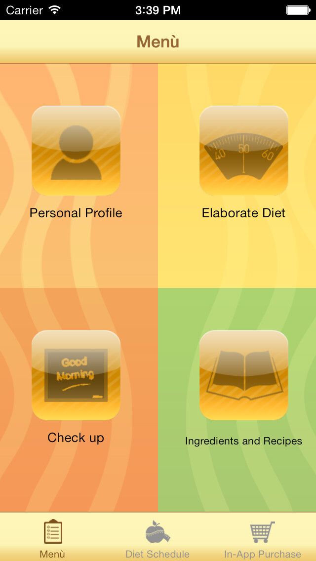 Emulate iPhone app Diet Recipes & Plans using MyAndroid