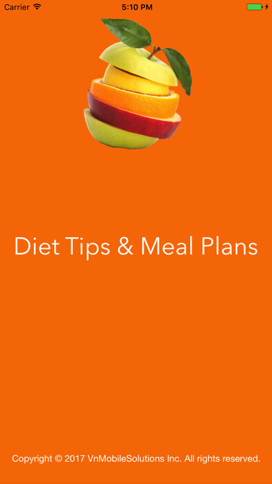 Emulate iPhone app Diet Tips with Meal Plans using MyAndroid Emulate iPhone app Diet Tips with Meal Plans using MyAndroid