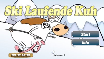 Emulate iPhone app Die Verrckte Ski Laufende Kuh using MyAndroid