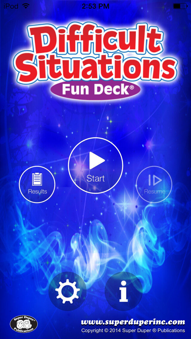 Emulate iPhone app Difficult Situations Fun Deck using MyAndroid Emulate iPhone app Difficult Situations Fun Deck using MyAndroid