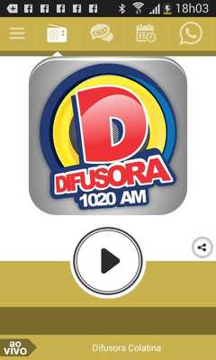 Emulate Android APK Difusora Colatina