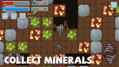 Emulate iPhone app Digger Machine: dig minerals using MyAndroid