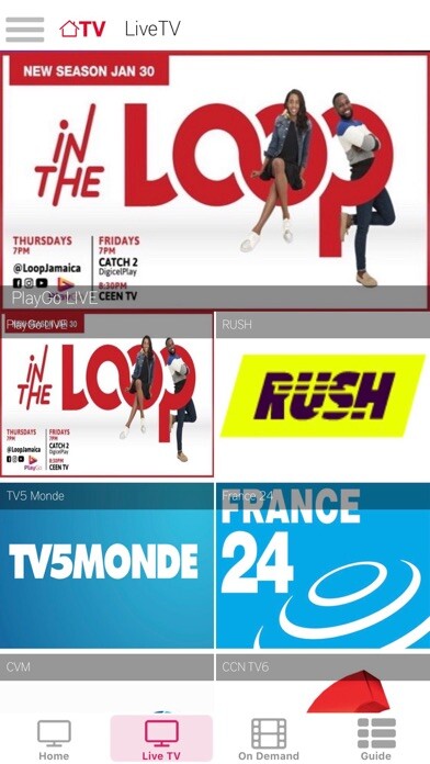 Emulate iPhone app Digicel Multiscreen using MyAndroid