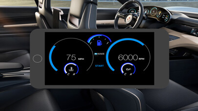 Emulate iPhone app DigiDash: Speedometer using MyAndroid Emulate iPhone app DigiDash: Speedometer using MyAndroid