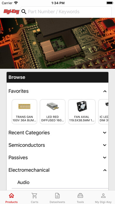 Emulate iPhone app Digi-Key Electronics using MyAndroid Emulate iPhone app Digi-Key Electronics using MyAndroid