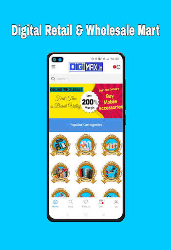 Run android online APK DigiMax - Mobile Accessories & Groceries Store from MyAndroid or emulate DigiMax - Mobile Accessories & Groceries Store using MyAndroid