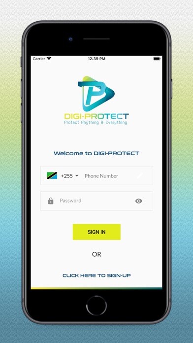 Emulate iPhone app Digi Protect using MyAndroid