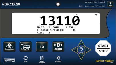 Emulate iPhone app Digi-Star Harvest Tracker using MyAndroid