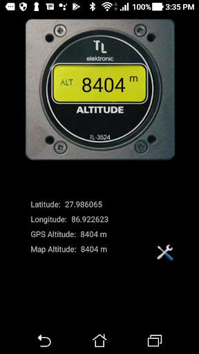 Emulate Android APK Digital Altimeter FREE