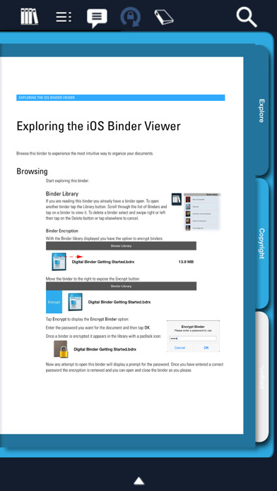 Emulate iPhone app Digital Binder Viewer using MyAndroid Emulate iPhone app Digital Binder Viewer using MyAndroid