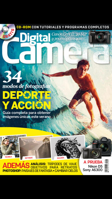 Emulate iPhone app Digital Camera (revista) using MyAndroid
