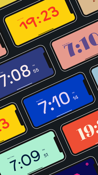 Emulate iPhone app Digital Clock: Big LED using MyAndroid