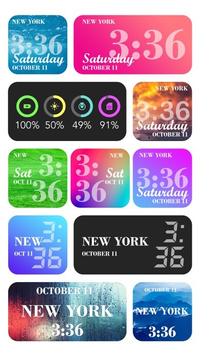 Emulate iPhone app Digital Clock Color Widgets using MyAndroid Emulate iPhone app Digital Clock Color Widgets using MyAndroid