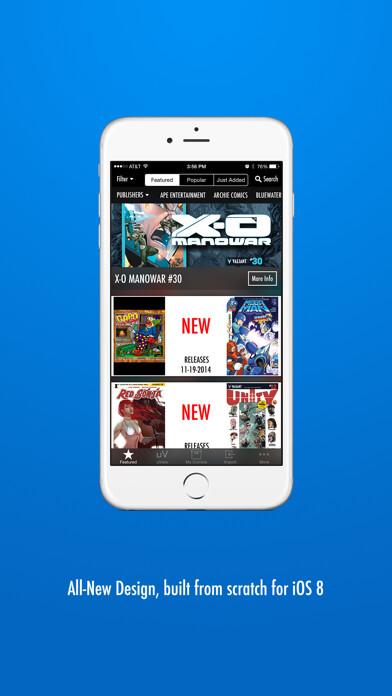 Emulate iPhone app Digital Comics Reader 4 All using MyAndroid Emulate iPhone app Digital Comics Reader 4 All using MyAndroid