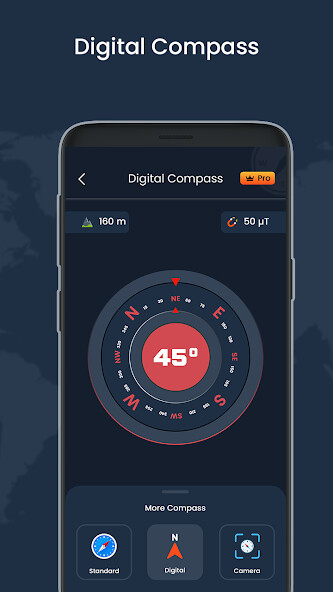 Run android online APK Digital compass  live weather from MyAndroid or emulate Digital compass  live weather using MyAndroid