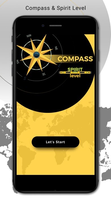 Emulate iPhone app Digital Compass & Spirit Level using MyAndroid