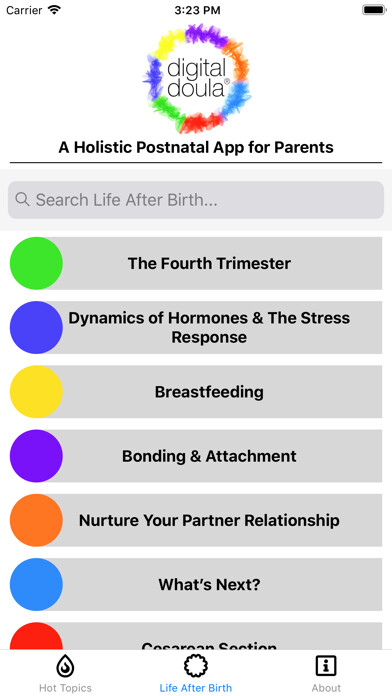 Emulate iPhone app Digital Doula® 2.0 using MyAndroid Emulate iPhone app Digital Doula® 2.0 using MyAndroid