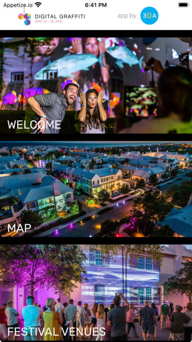 Emulate iPhone app Digital Graffiti at Alys Beach using MyAndroid