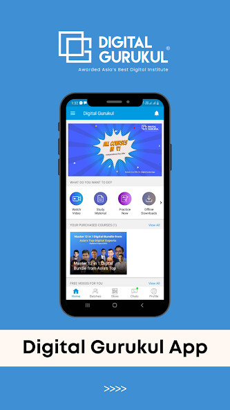 Run android online APK Digital Gurukul from MyAndroid or emulate Digital Gurukul using MyAndroid