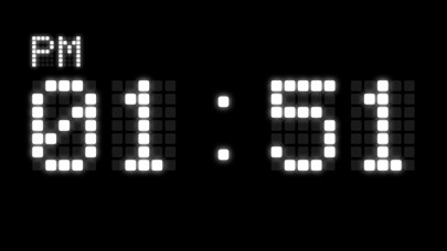 Emulate iPhone app Digital LED Clock using MyAndroid