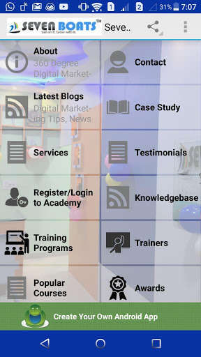 Run android online APK Digital Marketing Tips -7Boats from MyAndroid or emulate Digital Marketing Tips -7Boats using MyAndroid
