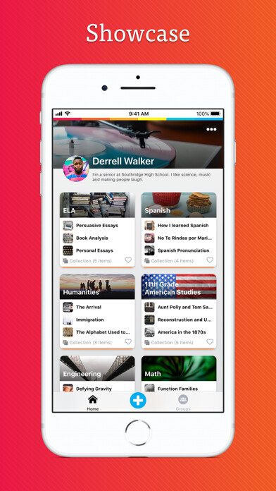 Emulate iPhone app Digital Portfolios by bulb using MyAndroid