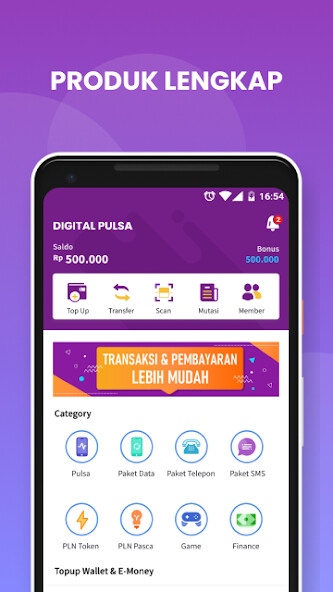 Run android online APK Digital Pulsa from MyAndroid or emulate Digital Pulsa using MyAndroid